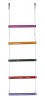 Детская веревочная лестница для ДСК 5 перекладин цвет радуга ЛВ5-3А - магазин СпортДоставка. Спортивные товары интернет магазин в Карабаше 