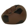 Мягкое кресло мяч коричневый 70см малый - магазин СпортДоставка. Спортивные товары интернет магазин в Карабаше 