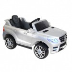 Детский электромобиль Mercedes-Benz ML350 серебристый глянец - магазин СпортДоставка. Спортивные товары интернет магазин в Карабаше 