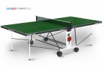 Теннисный стол для помещения Compact LX green усовершенствованная модель стола 6042-3 - магазин СпортДоставка. Спортивные товары интернет магазин в Карабаше 