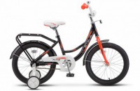 Детский велосипед Stels Flyte 18" Z011 Чёрный красный 2022 - магазин СпортДоставка. Спортивные товары интернет магазин в Карабаше 