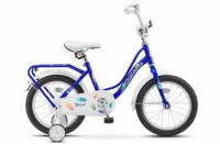 Детский велосипед Stels Wind 16" Z020 синий 2022 - магазин СпортДоставка. Спортивные товары интернет магазин в Карабаше 
