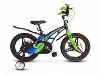 Детский велосипед Stels Galaxy Pro 16" V010 зеленый 2022 - магазин СпортДоставка. Спортивные товары интернет магазин в Карабаше 