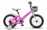 Детский велосипед Stels Pilot-150 16" V010 розовый 2022 - магазин СпортДоставка. Спортивные товары интернет магазин в Карабаше 