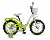 Детский велосипед Stels Pilot-190 16" V030 Зелёный жёлтый белый 2022 - магазин СпортДоставка. Спортивные товары интернет магазин в Карабаше 