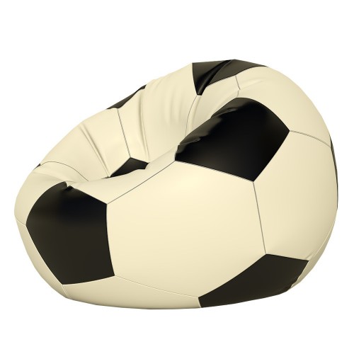 Мягкое кресло мяч белый 90см средний - магазин СпортДоставка. Спортивные товары интернет магазин в Карабаше 